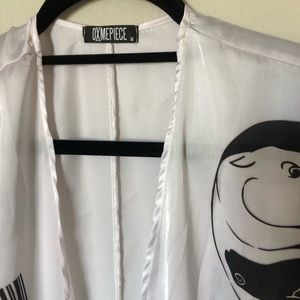 Dimepiece women verbage symbol kimono